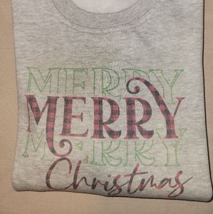 Merry Christmas crew neck